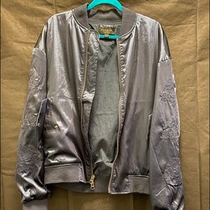 Flower Embroidered Jacket